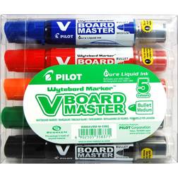 Pilot V Board Master Whiteboard Markers Fine Bullet Tip 5-pack