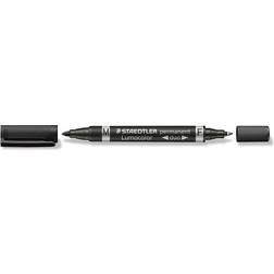 Staedtler Lumocolor Permanent Duo Black 348 0.6-1.5mm