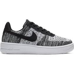 Nike Air Force Flyknit 2.0 GS - Black/Pure Platinum/White