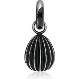Ole Lynggaard Sweet Drops Oxidized Charm - Silver/Black