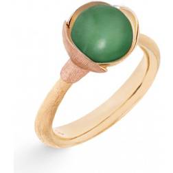 Ole Lynggaard Lotus Ring 1 - Gold/Rose Gold/Serpentine
