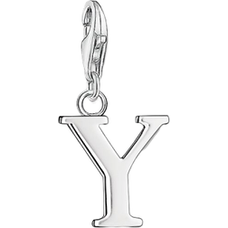 Thomas Sabo Charm Club Letter Y Charm Pendant - Silver
