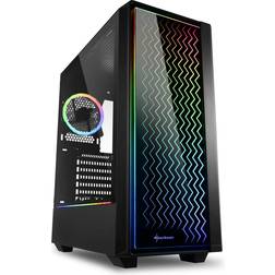 Sharkoon RGB LIT 200 Midi Tower Negro