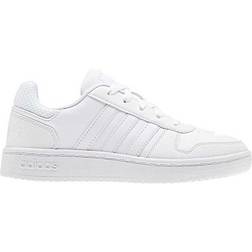 adidas Kid's Hoops 2.0 Lace - Cloud White