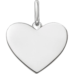 Thomas Sabo Engravable Heart Pendant - Silver