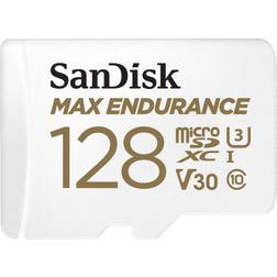 SanDisk Max Endurance microSDXC Class 10 UHS-I U3 V30 100/40 MB/s128GB +SD adapter