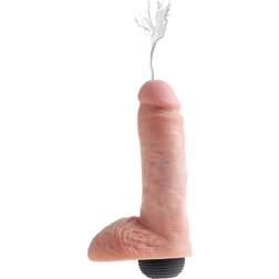 Pipedream King Cock Aidonkaltainen Ejakuloiva Dildo 20 cm Vaalea iho