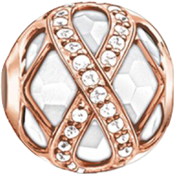 Thomas Sabo Infinity Bead Charm - Rose Gold/Jade