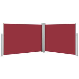 vidaXL Tenda Da Sole Laterale Retrattile 100x1000 cm - Rosso 1000x100cm