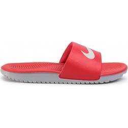 Nike Kawa Slide GS/PS White/Red Unisex