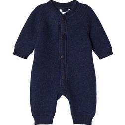 Joha Wool Jumpsuit - Navy Blue