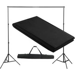 vidaXL Backdrop Support System 300x300cm Black