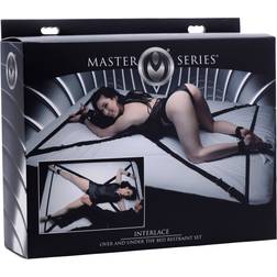 Master Series Set da bondage sopra e sotto il letto Nero