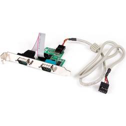 StarTech ICUSB232INT2 Motherboard Serial Port 2 Port USB to RS232 Adapter