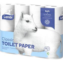 Lambi Classic Toilet Paper 12-pack