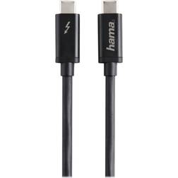 Hama Thunderbolt 3 USB C - USB C M-M 0.5m