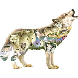 Sunsout Meadow Wolf 750 Pieces