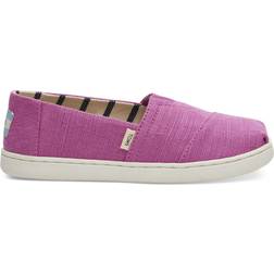 Toms Rose Violet Heritage Canvas Slip-On - Pink