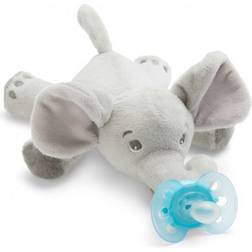 Philips Avent Ciuccio Ultra Soft SCF348/13 con peluche Elefante
