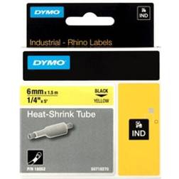 Dymo Rhino Label Black on Yellow