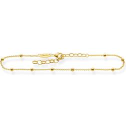 Thomas Sabo Chaîne de cheville dots or couleur or jaune AK0002-413-39-L27V