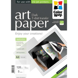 Colorway Art T-shirt Transfer Photo Paper A4 120g/m² 5st