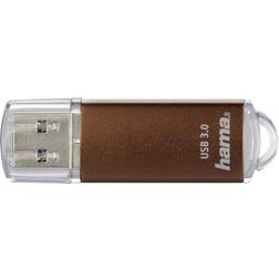 Hama Clé USB Laeta, USB 3.0, 256 GB, 40 MB/s, marron