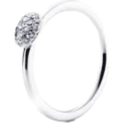 Efva Attling Love Bead Ring - White Gold/Diamonds
