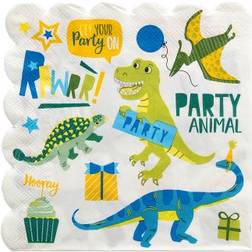 Hisab Joker Napkins Dinosaur 16-pack