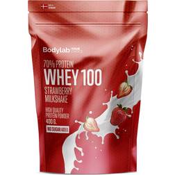 Bodylab Whey 100 Strawberry Milkshake 400g