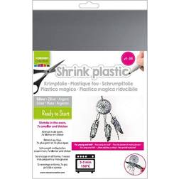 Vaessen Shrink Plastic A4 Silver 4 sheets