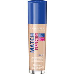 Rimmel Match Perfection Foundation 30ml (Various Shades) Porcelain