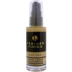 Lentheric Feather Finish Matte Touch Moisturising Foundation #02 Soft Beige