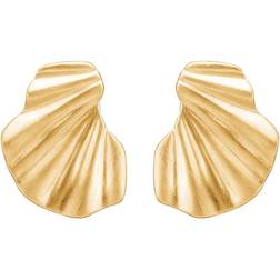 ENAMEL Copenhagen Wave Øreringe - Guld