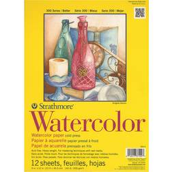 Strathmore 300 Series Water Colour Paper Cold Press Wire Bound 9x12" 300g 12 sheets