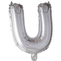 Hisab Joker Foil Ballon Letter U Silver