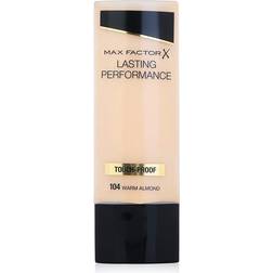 Max Factor Lasting Performance Foundation 104 Warm Almond