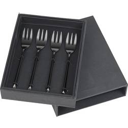 Broste Copenhagen Hune Titanium Mat Black Cake Fork 15cm 4pcs