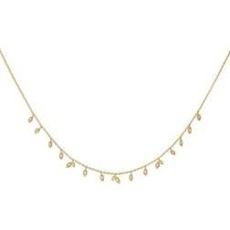 ByBiehl Jungle Vine Sparkle Necklace - Gold