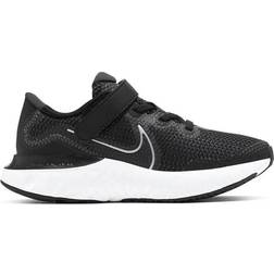 Nike Renew Run PSV - Black/White/Dark Smoke Grey/Metallic Silver