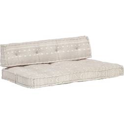 vidaXL 287719 Stolsdyna Brun (120x80cm)