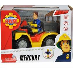 Simba Fireman Sam Vehicle Quad Bike Mercury with Character Sam