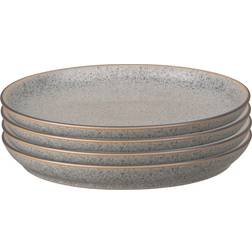 Denby Studio Grey Coupe Flat tallerken 26cm 4st