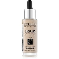 Eveline Cosmetics Liquid Control HD Long-lasting 24H #010 Light Beige