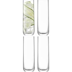 LSA International Borough Highball Verre 42cl 4pcs