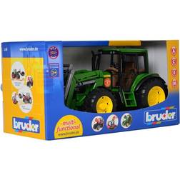 Bruder John deere 02052 trattore c/benna