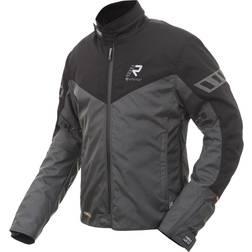 Rukka Start-R Chaqueta textil para motocicleta, negro-amarillo, tamaño Hombre