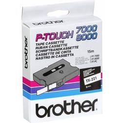 Brother TX-221 (Black on White)