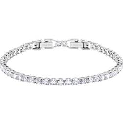 Swarovski Tennis Deluxe Bracelet - Silver/Transparent