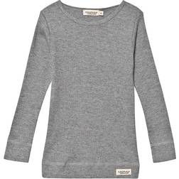 MarMar Copenhagen Plain Tee LS - Grey Melange